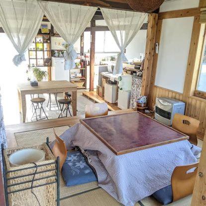 Villa 天空cafe寿ぐ Yufu Esterno foto