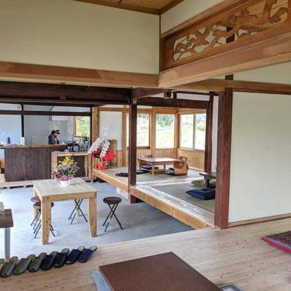 Villa 天空cafe寿ぐ Yufu Esterno foto